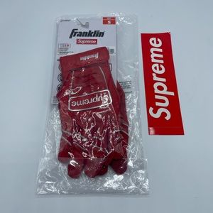 Supreme Franklin CFX Pro Batting Gloves (Red) - Size Adult Small